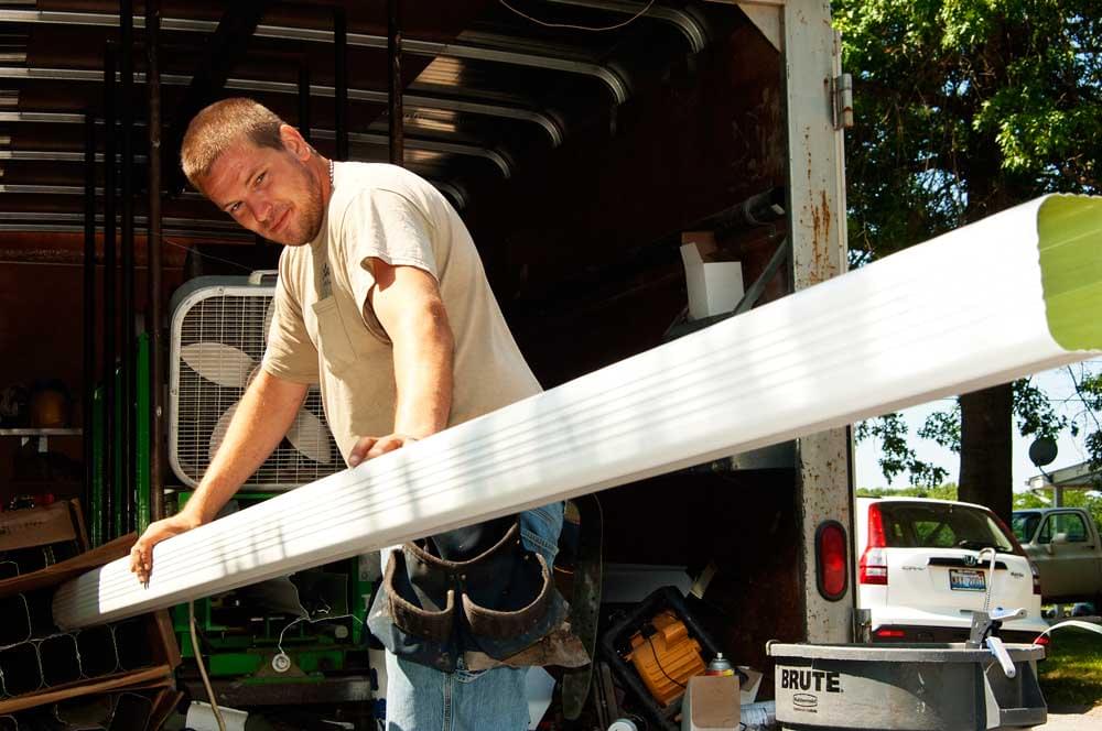 Custom gutters and downspouts