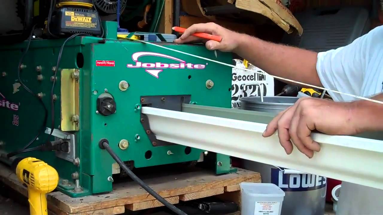Gutter fabrication